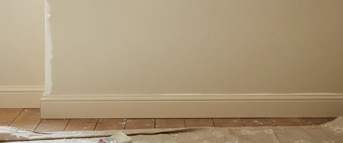 can you paint over wallpaper border